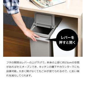 【特典付き】ゴミ箱 30リットル キッチン カ...の詳細画像5