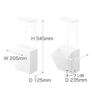[ トイレットペーパーホルダー上トレー&収納ケ...の詳細画像1