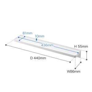 [ 洗面台横隙間トレー タワー ]山崎実業 t...の詳細画像1