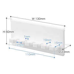 [ シリコーン吸盤歯ブラシホルダー タワー 5...の詳細画像1