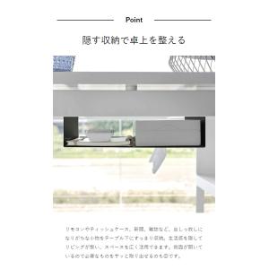 [ テーブル下つっぱり棒用収納ラック タワー ...の詳細画像4