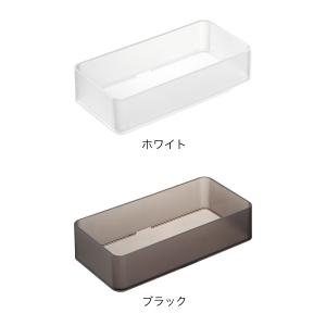[ 底がクリア 縦横重ねられる引き出し整理収納...の詳細画像2