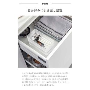 [ 底がクリア 縦横重ねられる引き出し整理収納...の詳細画像4