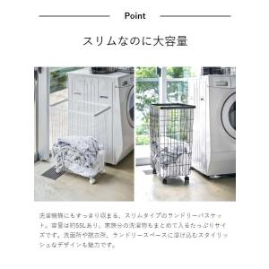 [ ランドリーバスケット キャスター付き タワ...の詳細画像4
