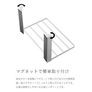[ 洗濯機横マグネット折り畳み棚 タワー ]山...の詳細画像5
