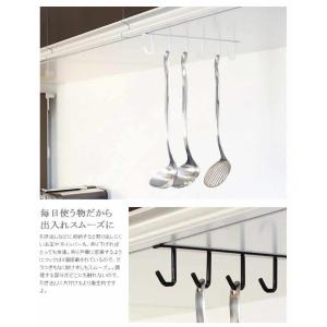 [ 戸棚下キッチンツールフック タワー ]山崎...の詳細画像3