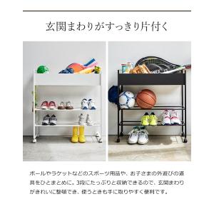 [ キャスター付き 玄関収納ラック タワー ]...の詳細画像4