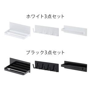 [ マグネットバスルーム収納 3点セット タワ...の詳細画像2