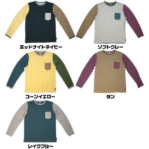 GOWEST/GOHEMP(ゴーウエスト/ゴーヘンプ）COMBI　MULTI　L/SL PK TEE　コンビ　マルチ　LS　Tシャツ　ロングスリーブ　ヘンプ　コットン｜roost