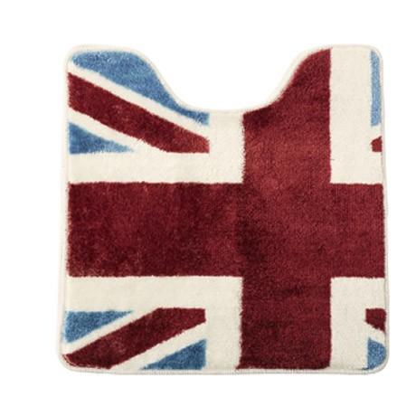 FLAG&amp;ROLLSIGN SERIES 洗えるトイレマット ユニオンジャック マット単品