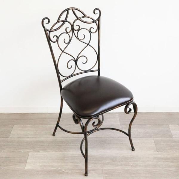 アンティーク調 アイアンチェアー フレンチ シック
