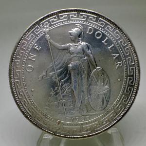 イギリス銀貨 貿易銀 １Dollar レプリカ 1900年