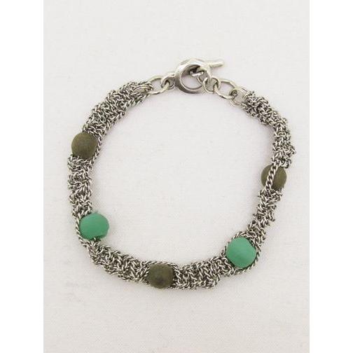 ブレスレット【ダミコ(DAMICO) 】ad260604 - エメラルド×ブラウン