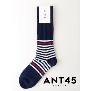 ANT45/アント クワランタチンクエ/カジュアルソックス/VENEZIA/ネイビー/ant4216...