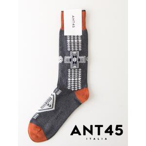 ANT45/アント クワランタチンクエ/カジュアルソックス/CERVINIA/グレー/ant4216...