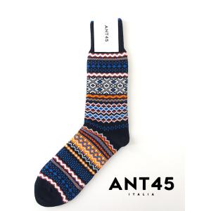 ANT45/アント クワランタチンクエ/カジュアルソックス/CORVARA/ネイビー/ant4416...
