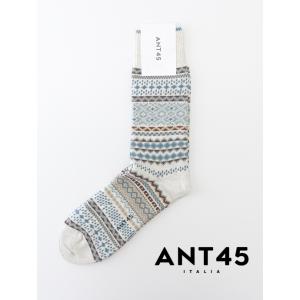 アント クワランタチンクエ ANT45 カジュアルソックス/CORVARA イタリア製 オフグレー×...