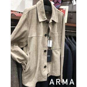 【30％OFF】アルマ ARMA 軽量スエードジャケット/PEAK/ゴートスエード トープ arm4...