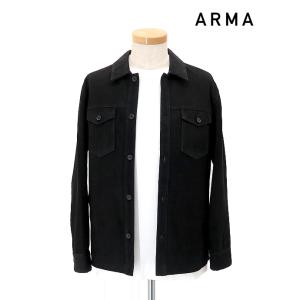 アルマ ARMA ゴートスエードブルゾン ブラック arm520801