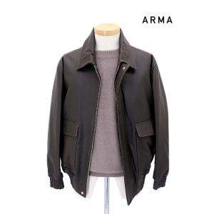 アルマ ARMA カウレザーボンバージャケット/BARI/ブラウン ブラウン arm521801