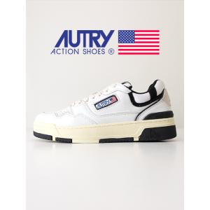 【30％OFF】AUTRY/オートリー/レザースニーカー/CLC/ホワイト×ブラック/aut4614...