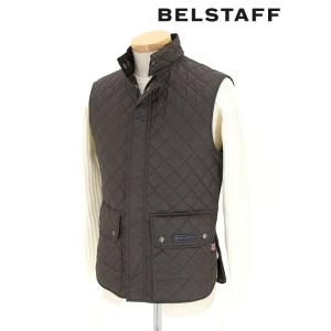 BELSTAFF/ベルスタッフ/キルティングベスト/ライニング使用可/WAIST COAT QUILTED MAN/ダークブラウン/bel341607｜rootweb