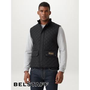 BELSTAFF/ベルスタッフ/キルティングベスト/ライニング使用可/WAIST COAT/ブラック...