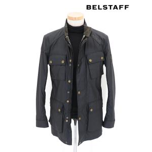 BELSTAFF/ベルスタッフ/TRIALMASTER WAXED JACKET/トライアルマスタージャケット/ワックスコットン/ブラック/bel441807｜rootweb