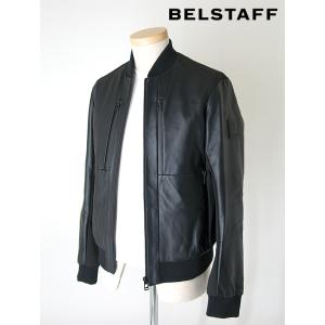 【20％OFF】BELSTAFF/ベルスタッフ/ハイブリッドレザーブルゾン/ラムレザー/VANE J...