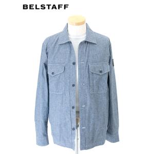 【50％OFF】ベルスタッフ BELSTAFF オーバーシャツ/シャツアウター/コットンシャンブレー...
