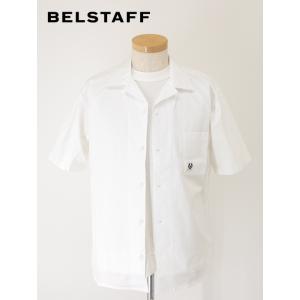 【50％OFF】ベルスタッフ BELSTAFF 半袖シャツ/オープンカラー/ストレッチコットン/TI...