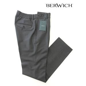 ベルウィッチ BERWICH 1プリーツシャーリングパンツ/BERTO/ウォッシャブルストレッチソフ...