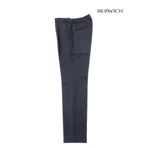 コンフォートスリム BERWICH/ベルウィッチ 1プリーツスラックス 「berto」 グレー be...