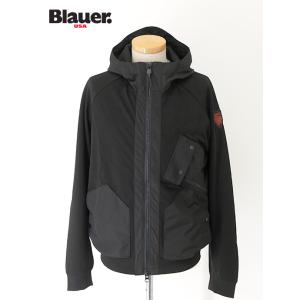 ブラウアー Blauer ライトアウター/フーデッドジャケット ブラック bla502006