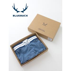 BLUE BUCK/ブルーバック/ボクサーパンツ/オーガニックコットン/ブルー/blb461002