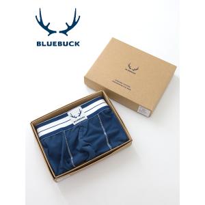 BLUE BUCK/ブルーバック/ボクサーパンツ/オーガニックコットン/ネイビー/blb461003｜rootweb