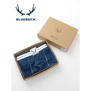 BLUE BUCK/ブルーバック/ボクサーパンツ/オーガニックコットン/ネイビー/blb461003