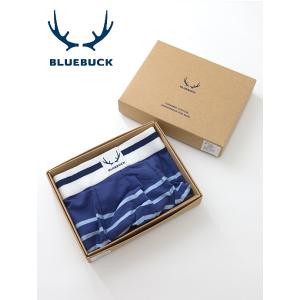 BLUE BUCK/ブルーバック/ボクサーパンツ/オーガニックコットン/ブルーボーダー/blb461...