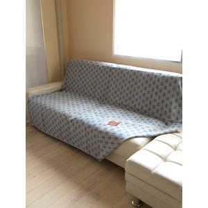 Bottoli/ボットリ/ウールブランケット/パターンドチェック/ブルー/bot420402