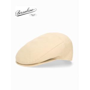 ボルサリーノ Borsalino 7Pハンチング/リネン イタリア製 ベージュ bsl501004