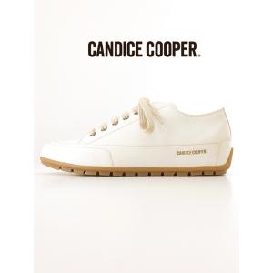 キャンディス・クーパー CANDICE COOPER レザースニーカー/SANBORN オフホワイト can480401｜rootweb