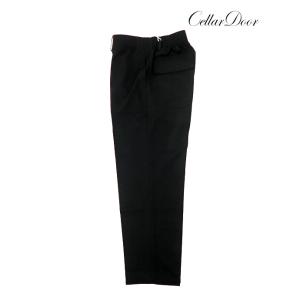 セラードアー Cellar Door イージースラックス イタリア製 ブラック ced520604