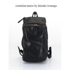 cornelian taurus by daisuke iwanaga コーネリアンタウラス バイ /レザーリュック/turtle RUCK/ブラック/cor460803｜rootweb