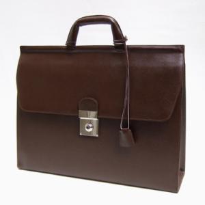 レザーバッグ（シルクエピ）【DANDY  PIU 】DAN44 - ダークブラウン