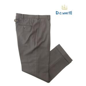 ディーシーホワイト D.C.WHITE ストレートパンツ/キャバリーツイルポリエステルウール 日本製...