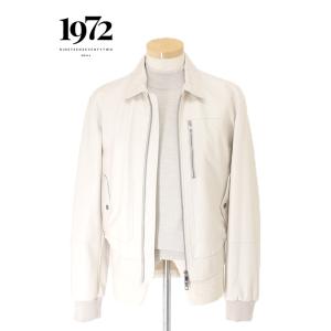 【40％OFF】デサ DESA ストレッチレザージャケット エクリュ des501802