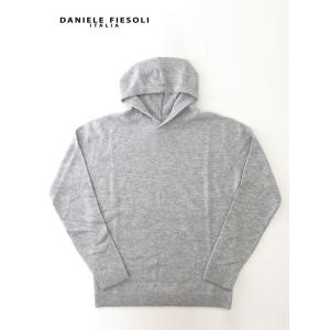 【30％OFF】ダニエレ・フィエゾーリ DANIELE FIESOLI ニットフーディ/ウールナイロ...