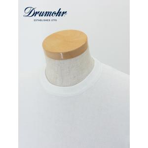 ドルモア Drumohr サマーニット/30Gハイゲージコットン/クルーネック イタリア製 ホワイト...