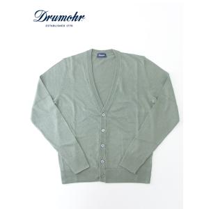 【50％OFF】ドルモア Drumohr ニットカーディガン/リネンコットン イタリア製 シーグリー...
