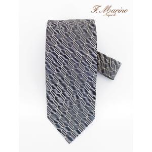 Francesco Marino/フランチェスコ・マリーノ/ネクタイ/シルク/スフォデラート/ネイビ...